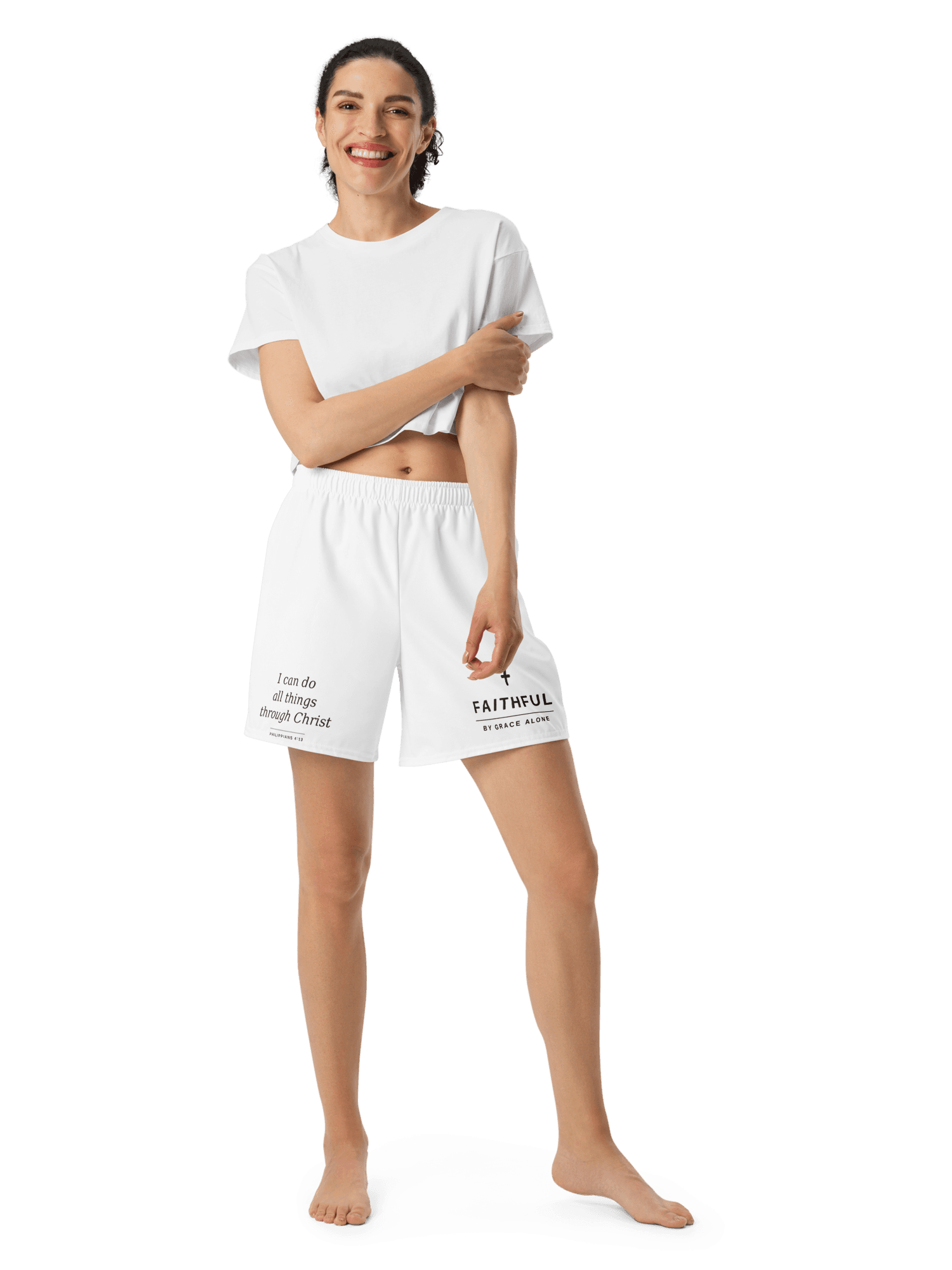 Faithful short blanc — Blanc