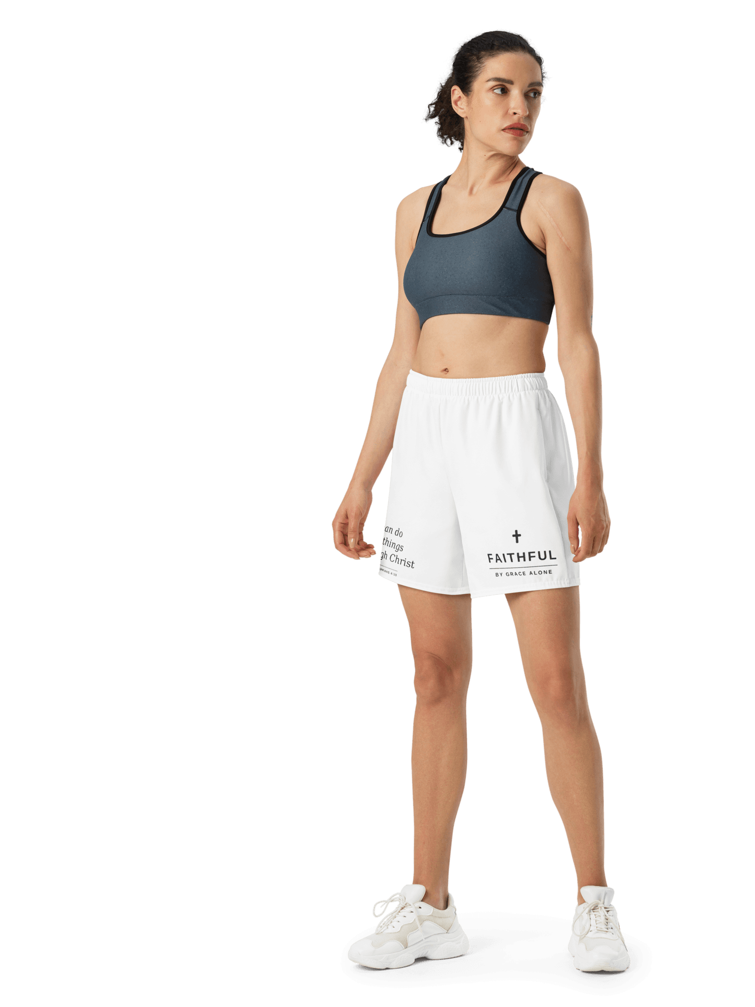 Faithful short blanc — Blanc