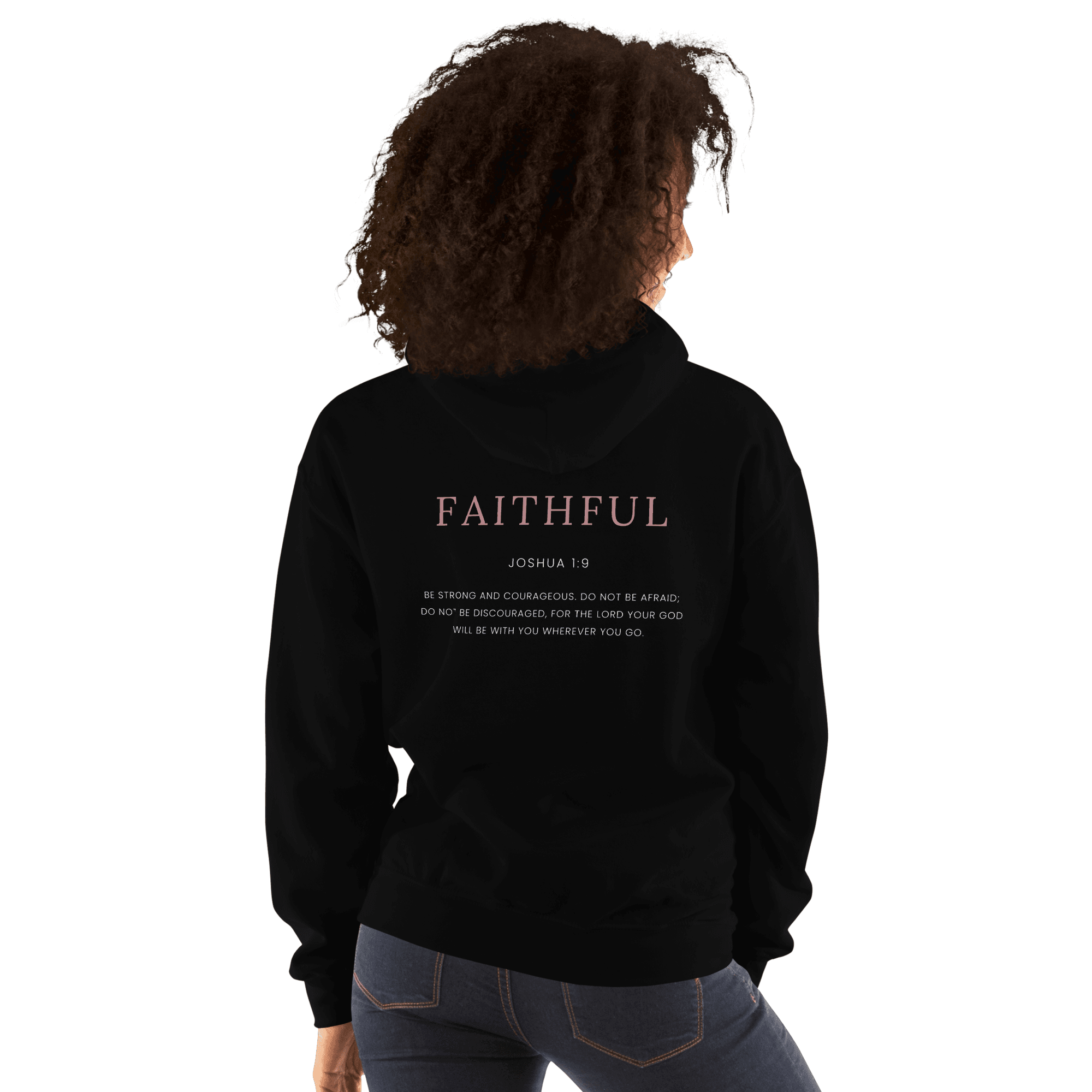 Hoodie Faithful women edition — Noir