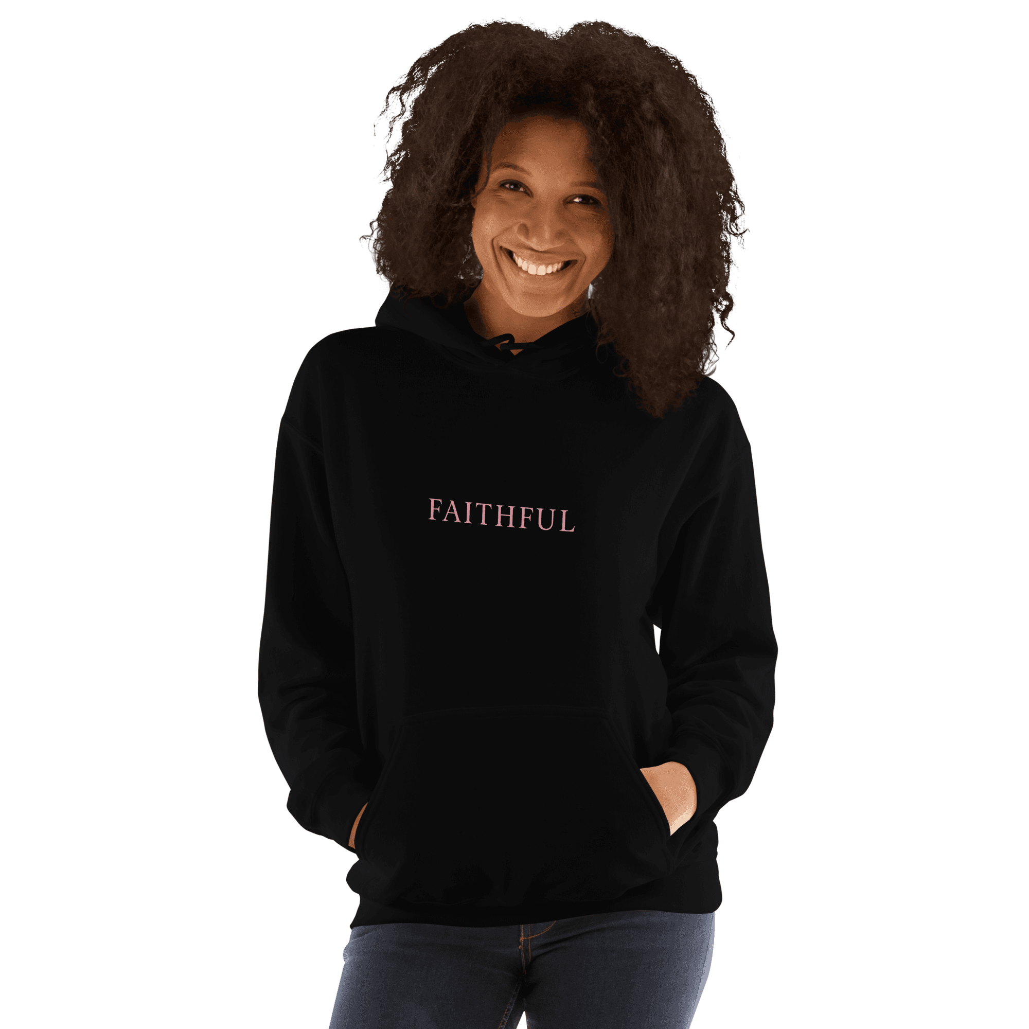 Hoodie Faithful women edition — Noir