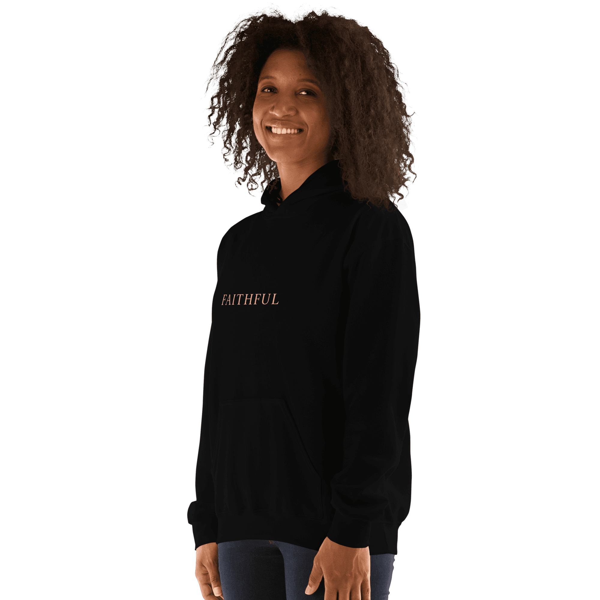 Hoodie Faithful women edition — Noir