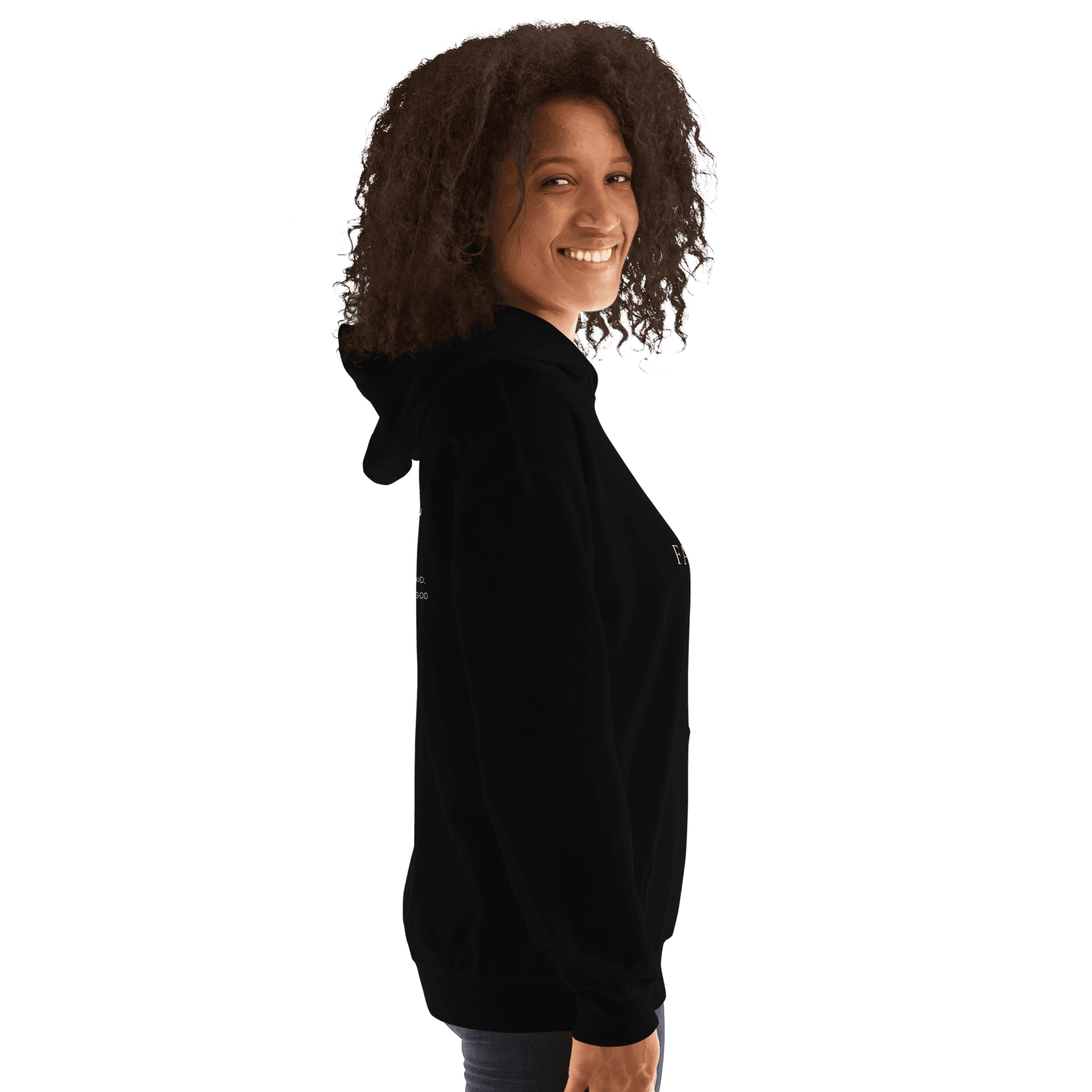 Hoodie Faithful women edition — Noir
