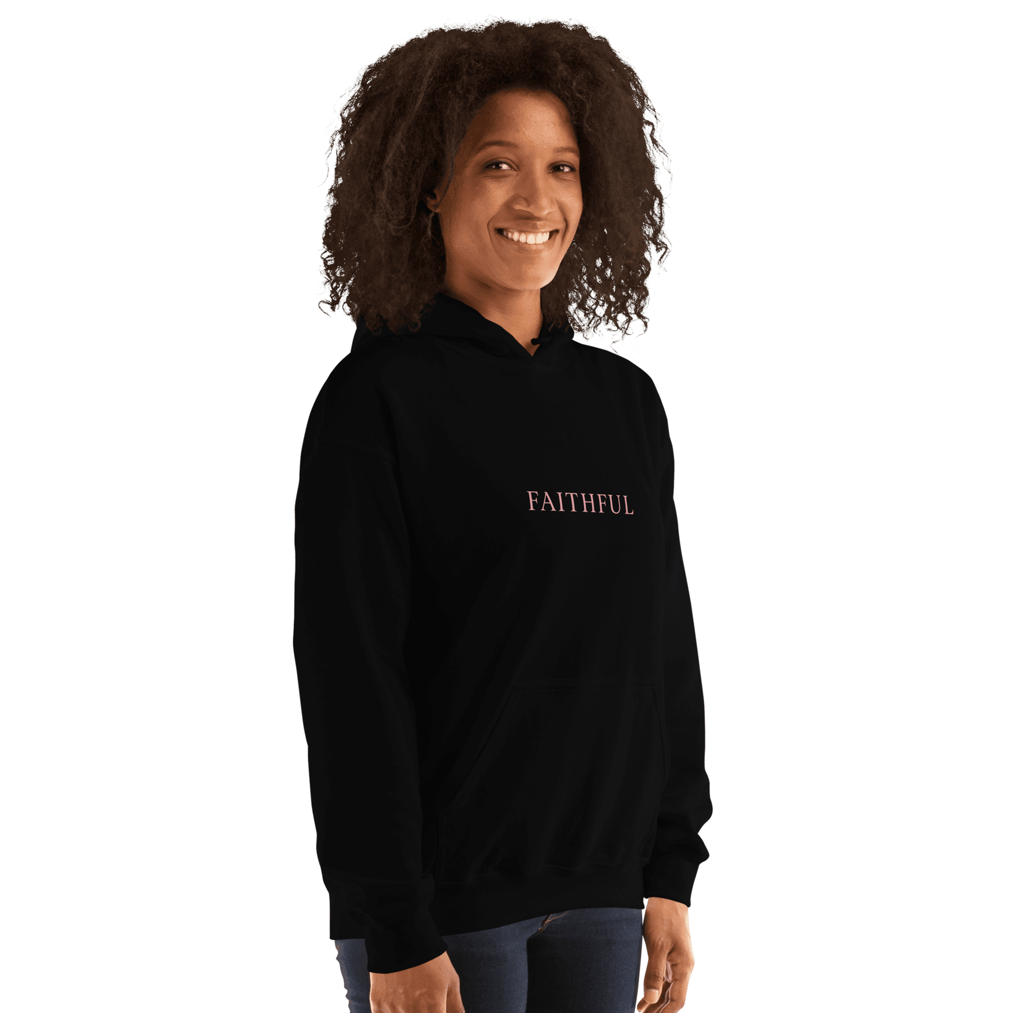 Hoodie Faithful women edition — Noir
