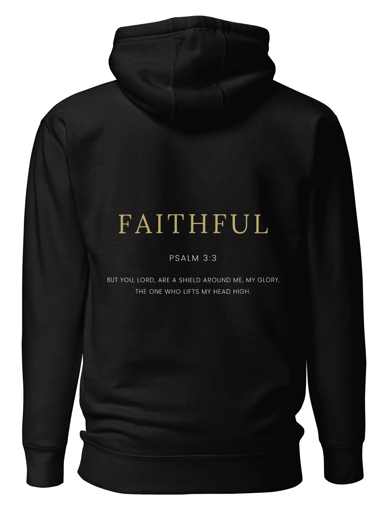 Hoodie Faithful premium edition — Noir