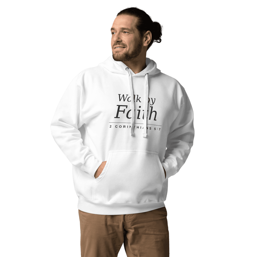 Hoodie Faith — Blanc